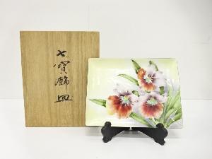 七宝　花　飾皿